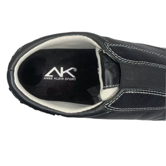 Anne Klein Black Leather Upper Balance Women Shoes - Picture 2 of 6